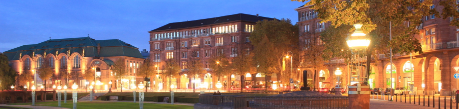 Unser Büro in Mannheim am Wasserturm & Rosengarten